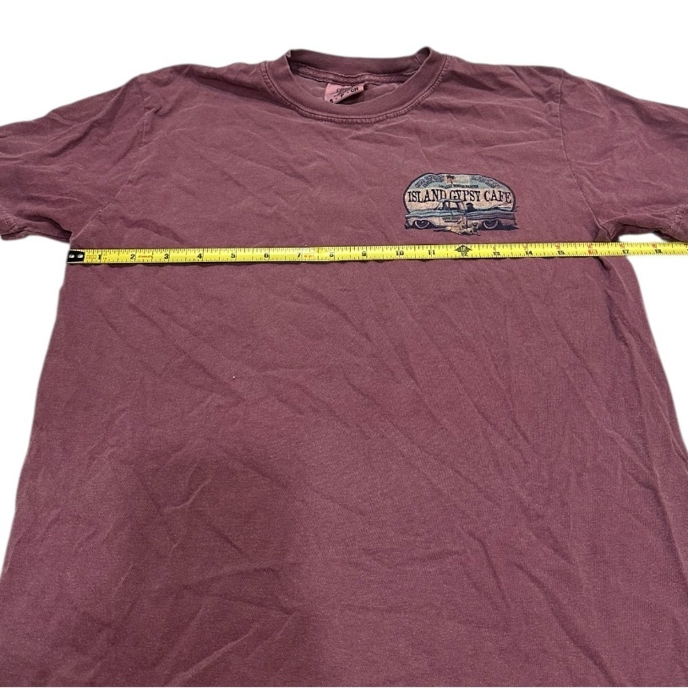 Comfort Colors Unisex Island Gypsy Cafe Maroon Small - Picture 7 of 8